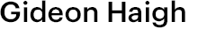 Gideon Haigh